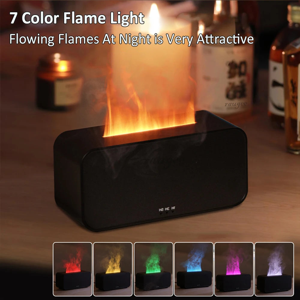Discovery Flame - Humidificador Ultrasónico con Efecto Fuego Real